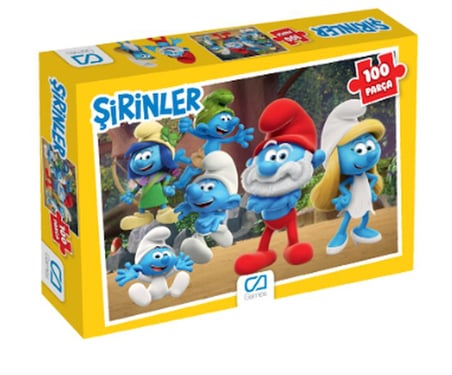 Şirinler Puzzle 100