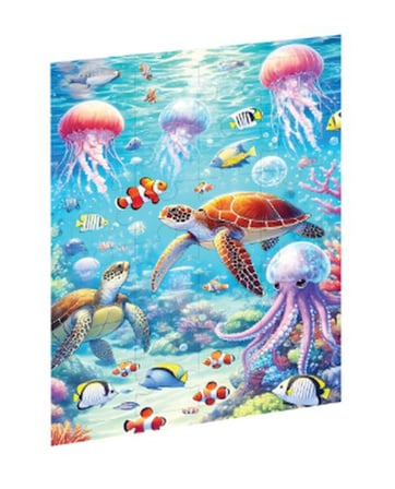 Okyanus Canlıları Ahşap Puzzle
