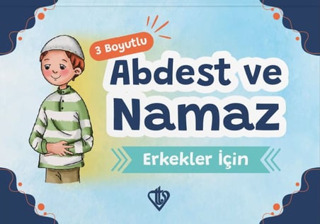 3 Boyutlu Abdest Ve Namaz Kitapçığı Mavi