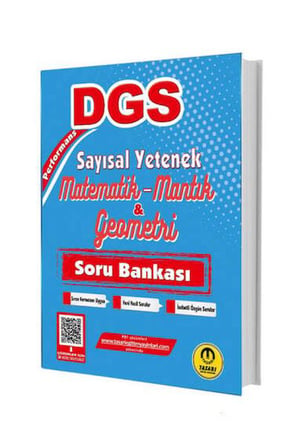Tasarı Yayınları DGS Sayısal Yetenek Matematik Mantık Geometri Soru Bankası
