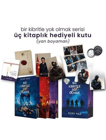 Bir Kibritle Yok Olmak Serisi - Üç Kitaplık Yan Boyamalı Hediyeli Kutu