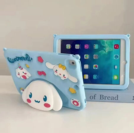 Samsung Galaxy Tab A9 8.7 inç X110 X115 Uyumlu Askılı Cinnamoroll Standlı Çocuklara Özel Sevimli