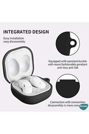 Samsung Galaxy Buds FE Uyumlu Mat Silikon Kılıf