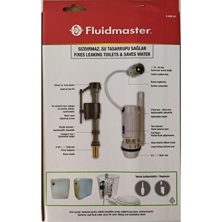 Fluidmaster Rezervuar Iç Takım Kıt 400 & 550 K-400E-031