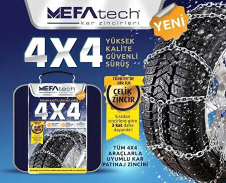 Mefatech Grup:900 Takmatik (4x4/Suv) Kar Zinciri