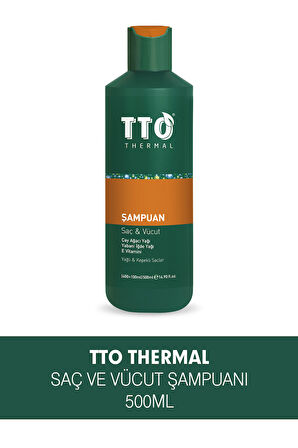 TTO SAÇ VE VÜCUT ŞAMPUANI 500 ML YEŞİL