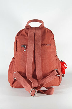 NEMO BAGS Unisex Kiremit Sırt Çantası 12'' İnç Günlük Kullanım Klinkır Suya Dayanıklı Sırt Çantası/ Tablet Bölmeli/ Spor Çantası Kılinkır 30x25x13cm