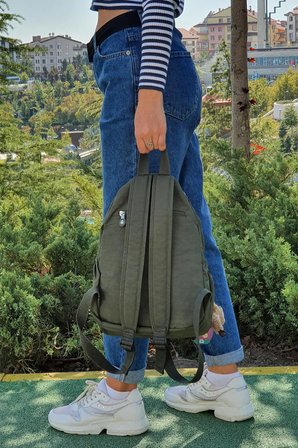 Kadın Sırt Çantası 13" İnç Orta Boy Günlük Kullanım Su Geçirmez Spor Sırt Çantası
