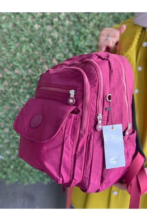 Mega Boy Unisex Ayarlanabilir Ortapedik Askılı 9 Gözlü Laptop Bölmeli Okul Çantası