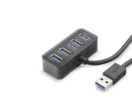 Usb Type-c 3.1 Gen1 Hub 4 Port 5 Gbps Siyah HDX7055
