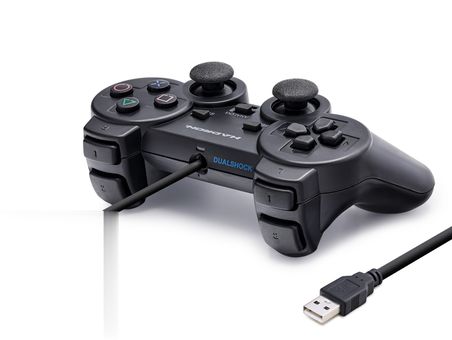 Pc Uyumlu Kablolu Usb Gamepad Oyun Kolu - Siyah HD302