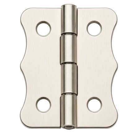 Nikel 100 Adet Papatya Menteşe Düz 40x30 mm - Dekoratif Çerçeve Fener Sandık Kutu Menteşesi