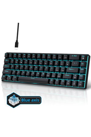 MK104 RGB Mekanik Gaming Klavye Kablolu Oyuncu Klavyesi- 104 Tuşlu, 26 Tuş Anti-Ghosting, Multimedya ve Işık Denetimli (Siyah)