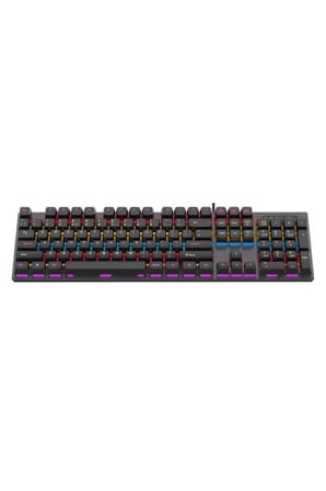 G61 Mini RGB 61 Tuşlu Ergonomik Mekanik Mini Kablolu Oyuncu Klavyesi %60 USB Arabirimli Blue Switch