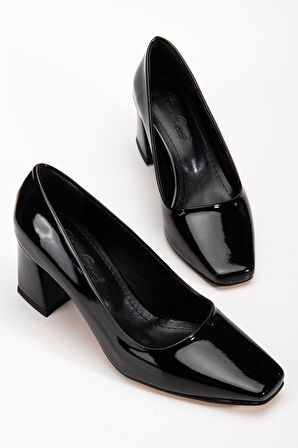 Suins Melby Model Kadın 6.5 Cm Topuklu Rugan Ayakkabı