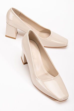 Suins Melby Model Kadın 6.5 Cm Topuklu Rugan Ayakkabı