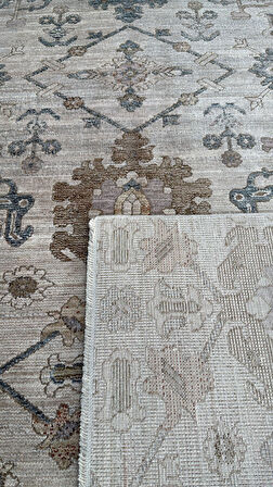 Nexus Halı Melides 72402 Degrade İplik Yumuşak Silinebilir Keçeleşmez Leke Tutmaz Vintage Premium Halı