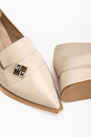 Suins Premium Melinka Model Kadın Orta Topuklu Ayakkabı