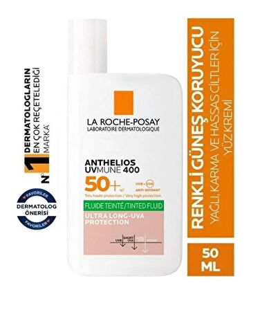 La Roche Posay Anthelios Uvmune 400 Fluide Oil Control Tinted SPF50+ 50 ml