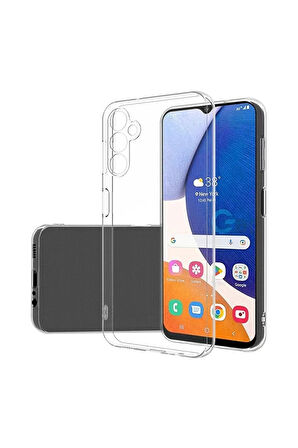 Samsung Galaxy A34 Uyumlu Kamera Korumalı Esnek Şeffaf Silikon Kılıf