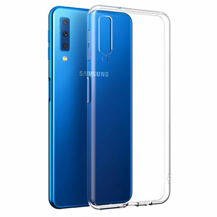 Samsung Galaxy A7 2018 Uyumlu Esnek Yumuşak Şeffaf Silikon Kılıf