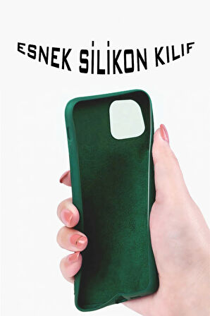 iphone 11 Uyumlu Premium Lansman Liquid Silikon Kılıf İçi Kadife-Bebe Mavi
