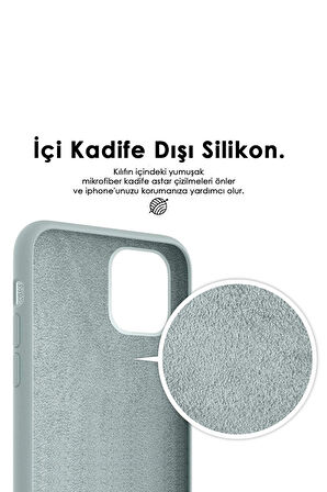 iphone 15 Pro Uyumlu Premium Lansman Liquid Silikon Kılıf İçi Kadife-Siyah