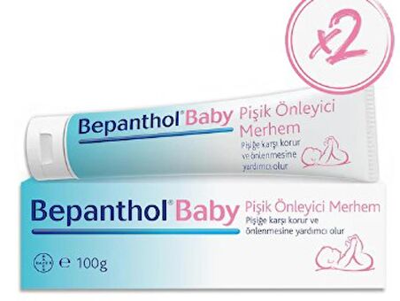 Bepanthol Baby Pişik Önleyici Merhem 100 Gr 2 Adet