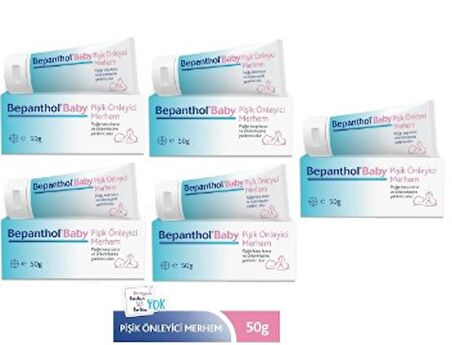 Bepanthol Baby Pişik Önleyici Merhem 50 gr 5 Adet