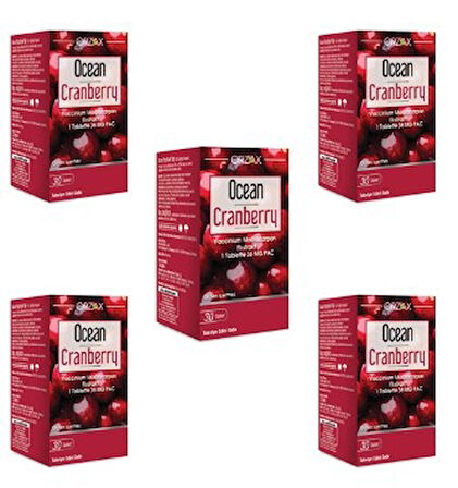 Ocean Cranberry 30 Tablet 5 Adet