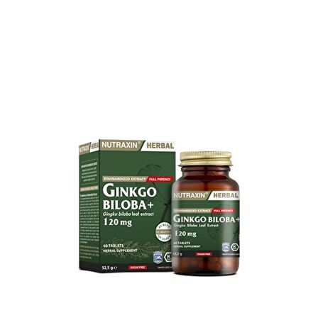 Nutraxin Ginkgo Biloba 60 Tablet 3 Adet