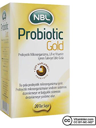 Nbl Probiotic Gold 20+10 Saşe