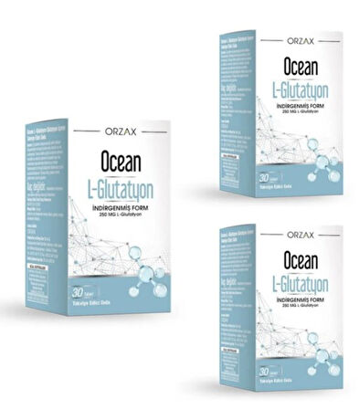 Ocean L-glutatyon 250 mg 30 Tablet X 3 Adet