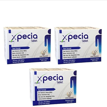 Xpecia Erkek 60 Tablet - 3 Kutu