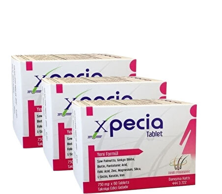 Xpecia Kadın 60 Tablet - 3 Kutu