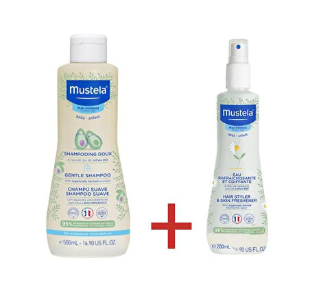 Mustela Gentle Shampoo Banyo Seti