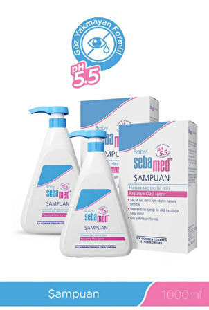 Sebamed Baby pH 5.5 Bebek Şampuanı - 500 ml X 2 Adet