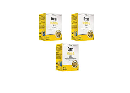 Ocean Vitamin D3 600 IU Sprey 20 ML 3 Adet