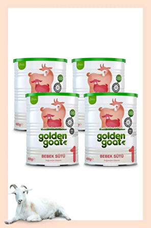Golden Goat Keçi Bebek Sütü 1 Numara 400 gr 4'lü Paket