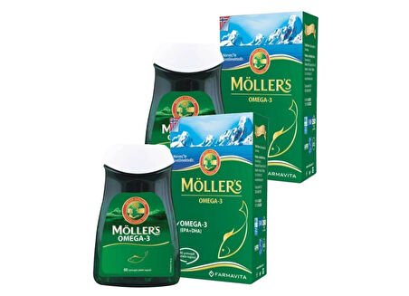 Möller's Omega 3 60 Kapsül 2 Adet