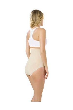 Kadın Bej Dikişsiz Slip Korse