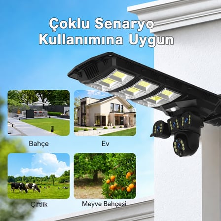Güneş Enerjili Güvenlik Kamerası – 4G/Wi-Fi, Gece Görüşlü Dış Mekan Kamera