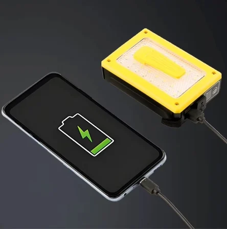 F.B.I Pro F-3003 Alüminyum Pm10-Tg Led Type-C Powerbank Ve Solar Şarjlı Kamp Kafa Feneri