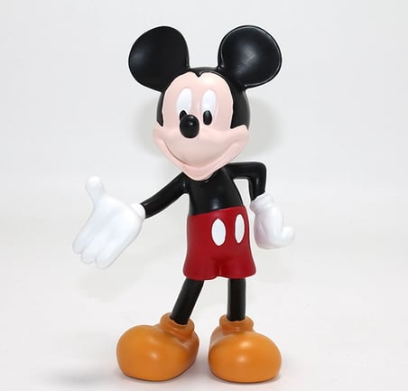Polyester Mickey Mouse Miki Fare Figürü Alk5311
