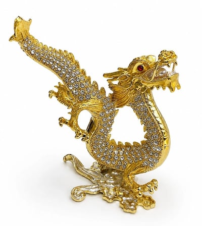 Swaroski Taşlı Dragon Alk1933