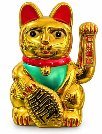 Güneş Enerjili Sallanan Şans Kedisi - Maneki Neko Alk6163