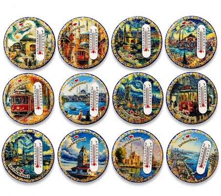 İstanbul Temalı Buzdolapı Süsü Magnet Alk5405
