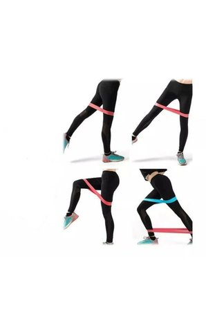 Pilates Squat Aerobik Direnç Lastiği 5 Li Paket