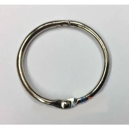 Kilitli Yuvarlak Halka, 2,5Cm - 100 Adet