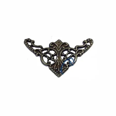 Dekoratif Köşe Süsü, Köşelik - Küçük, 19X34Mm, Antik, 1 Adet